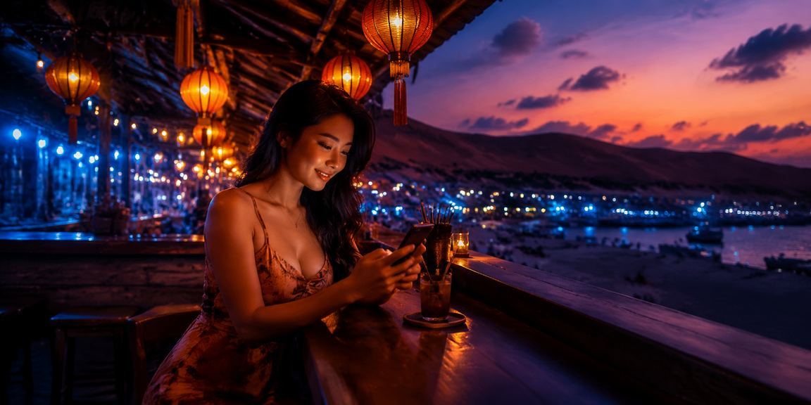 Giao diện chơi game cùng trang mobile tại Mũi Né